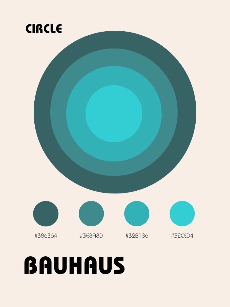 affiche-bauhaus-turquoise-turquoise