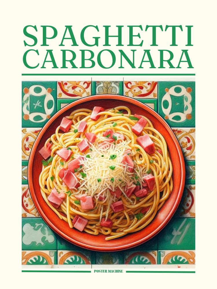 spaghetti-carbonara-affiche-cuisine