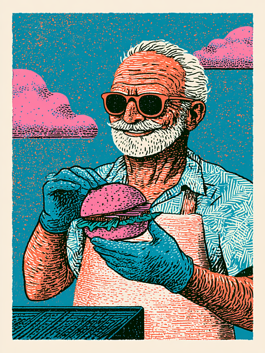 Affiche Papa Burger