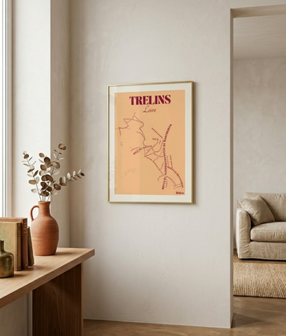 Affiche Trelins - Loire