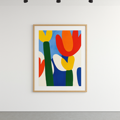 Affiche fleurie