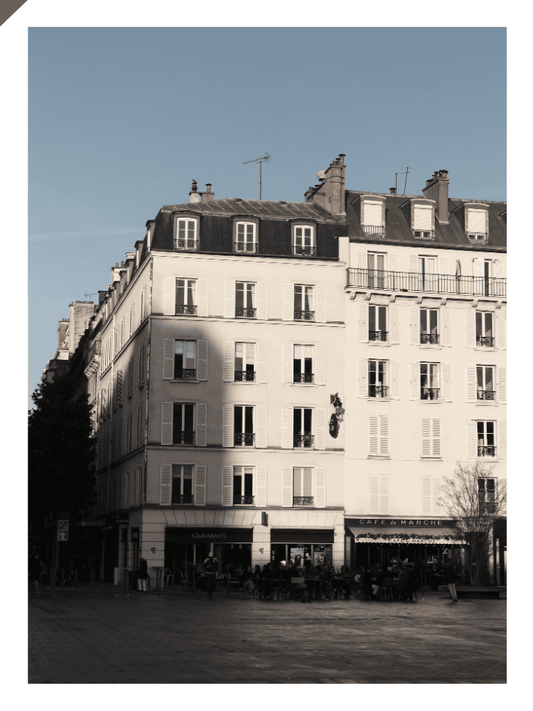 Affiche Neuilly - Place du marché