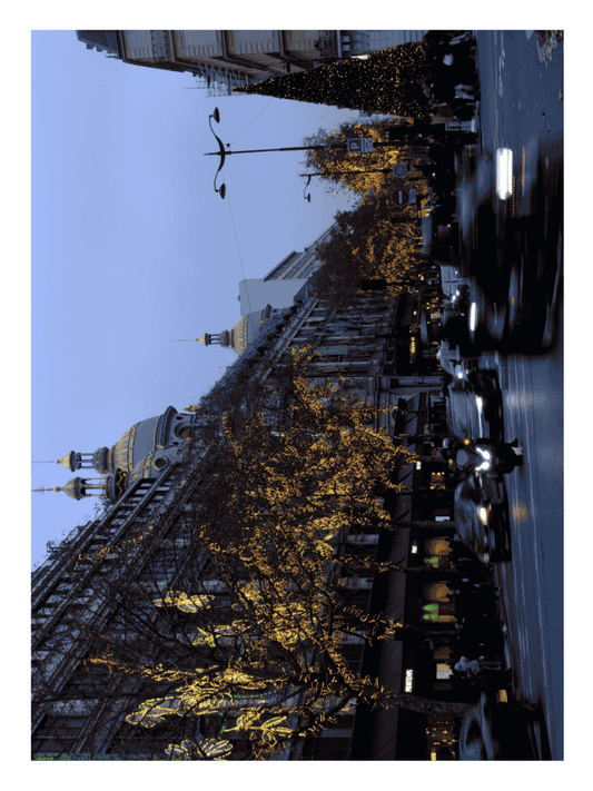 Affiche Paris - Printemps Hausmann
