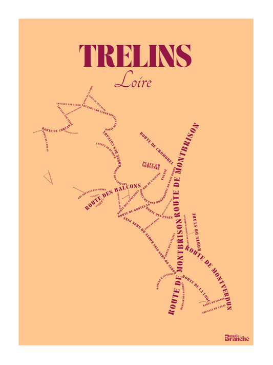 Affiche Trelins - Loire